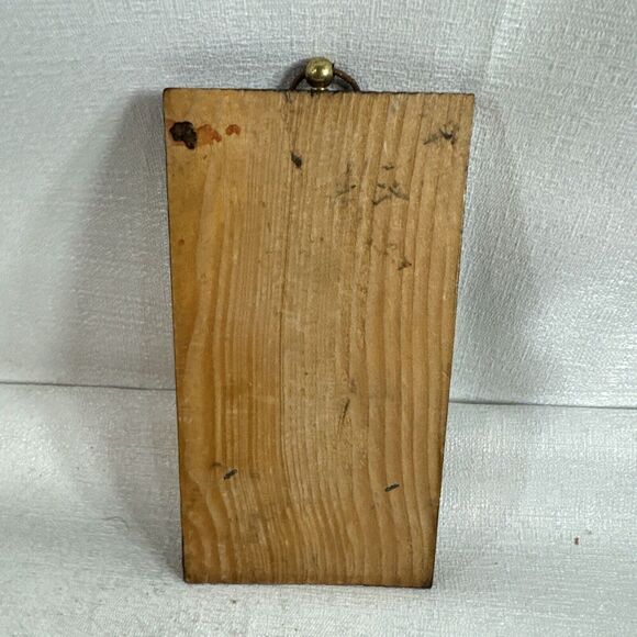 Rock Owl Tree 3 -Key Holder 6" tall Wooden 1980s Vintage Rare from Germany - Picture 4 of 5